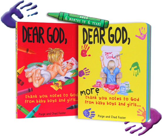 Dear God, thank you notes to God from boys and girls...